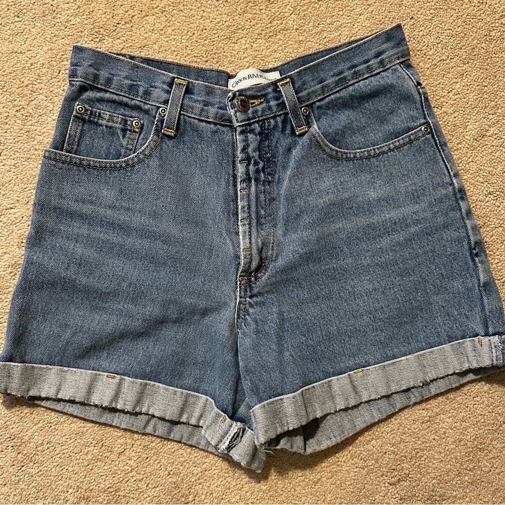 Canyon River Blues Blue Jean Shorts High-Waisted Cuffed